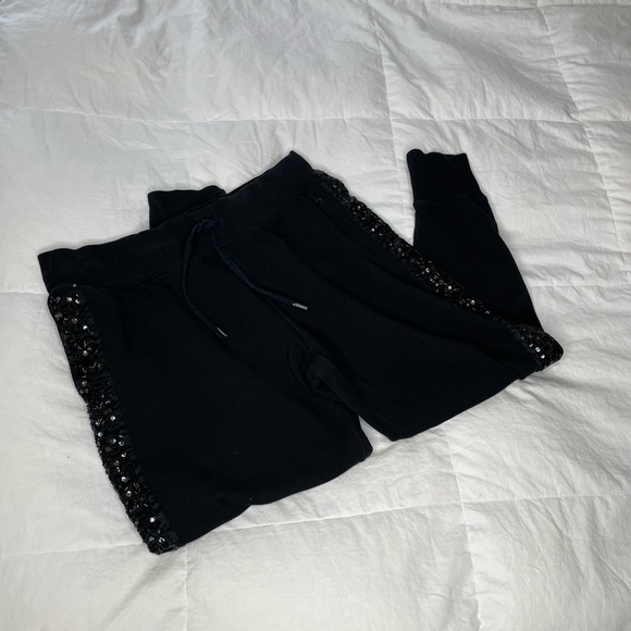 Ralph Lauren Black Joggers with Sequin Detail XL - Picture 7 of 10